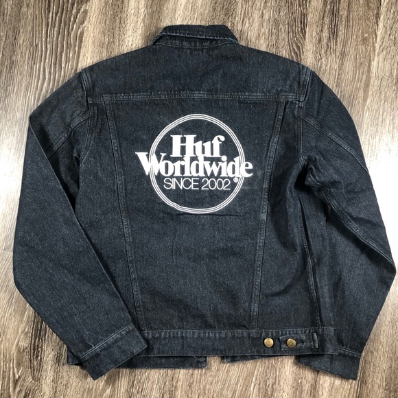 HUF Issue Denim Jacket Black HUF Worldwide 2002 - Picture 4 of 6